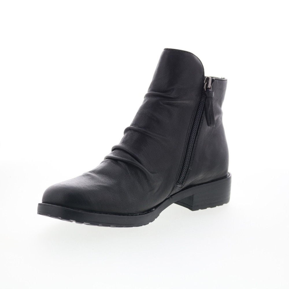Sofft Ruched Leather Side Zip Bootie - Beckie II Size 6 - Picture 5 of 14